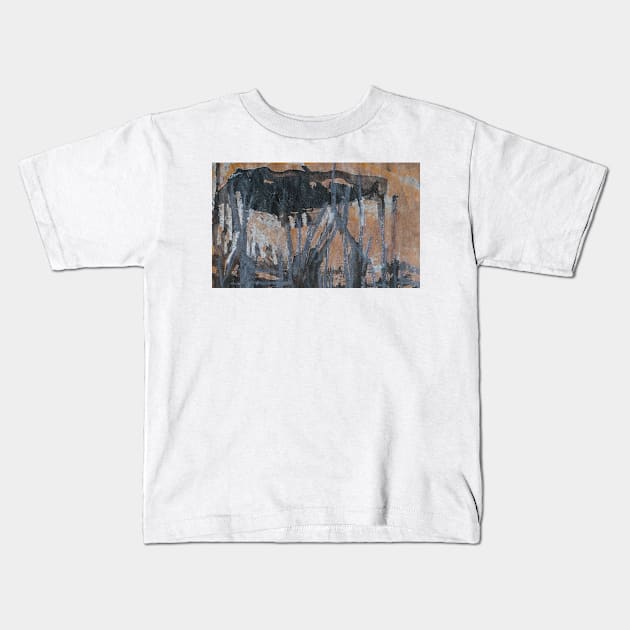 Abstract Kids T-Shirt by bunlinked